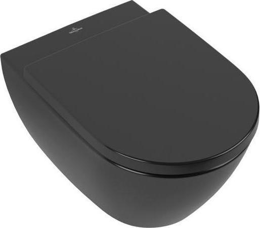 Villeroy & Boch V&B wall-hung WC SUBWAY 2.0 ti. 370x560mm flush rim DF ebony C+