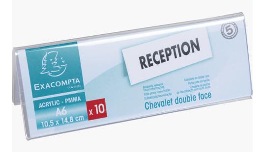 Immagine prodotto Exacompta Portadepliant da tavolo (A6, Attraverso)