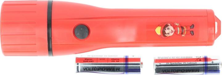 Produktbild AccuCell LED Kindertaschenlampe im tollen Feuerwehrmann Design, einfach zu bedienen