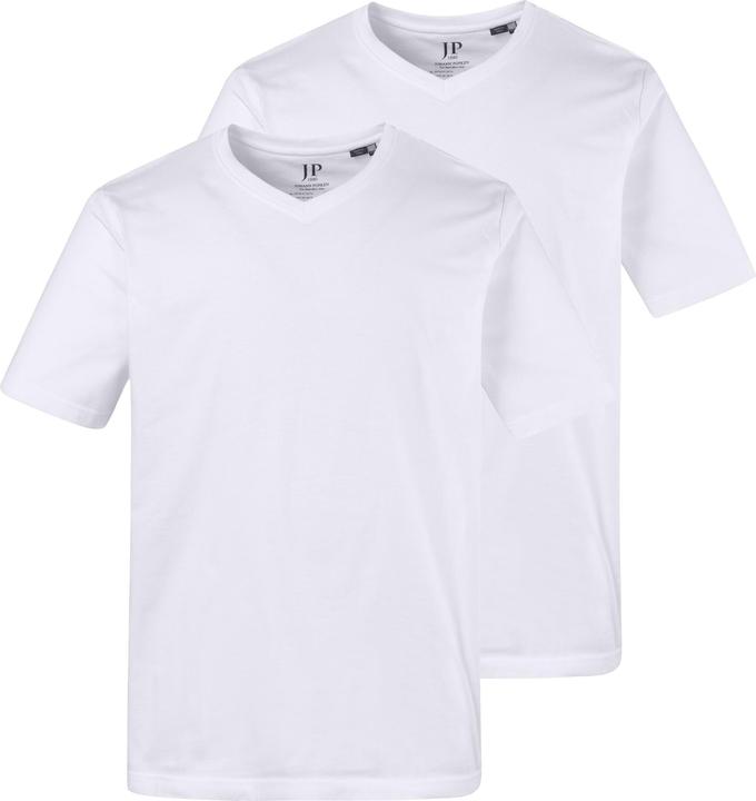 Produktbild JP1880 T-Shirts, Basic, 2er-Pack, V-Ausschnitt, Halbarm (XXL)