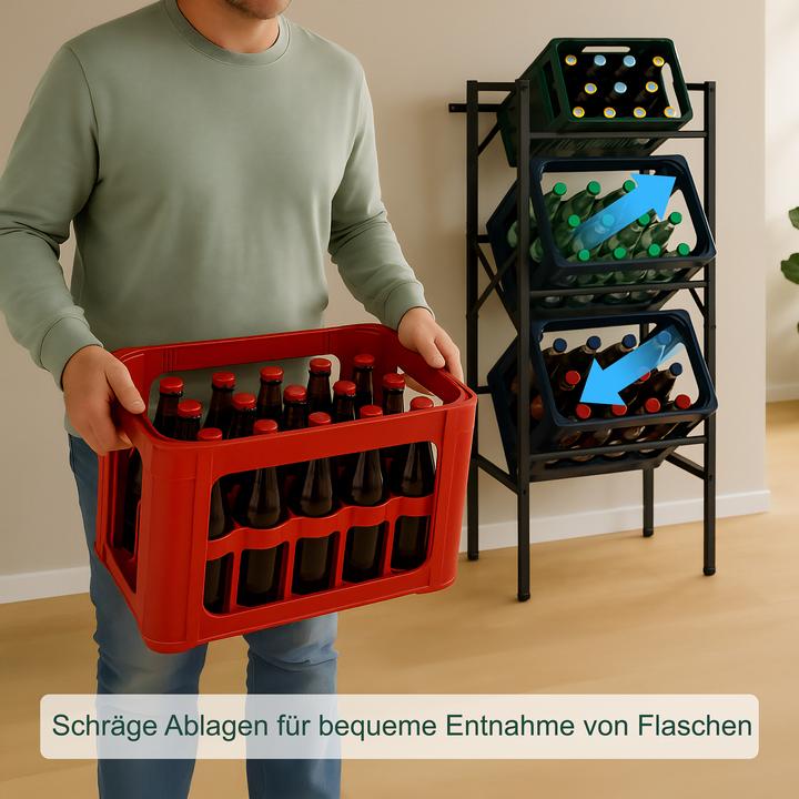 Actual product image Relaxdays Beverage crate rack