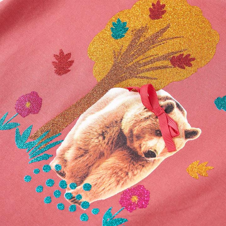 Immagine prodotto vidaXL Camicia da bambino a maniche lunghe rosa scuro 140,Materiale: 95 % cotone. 5 (140)