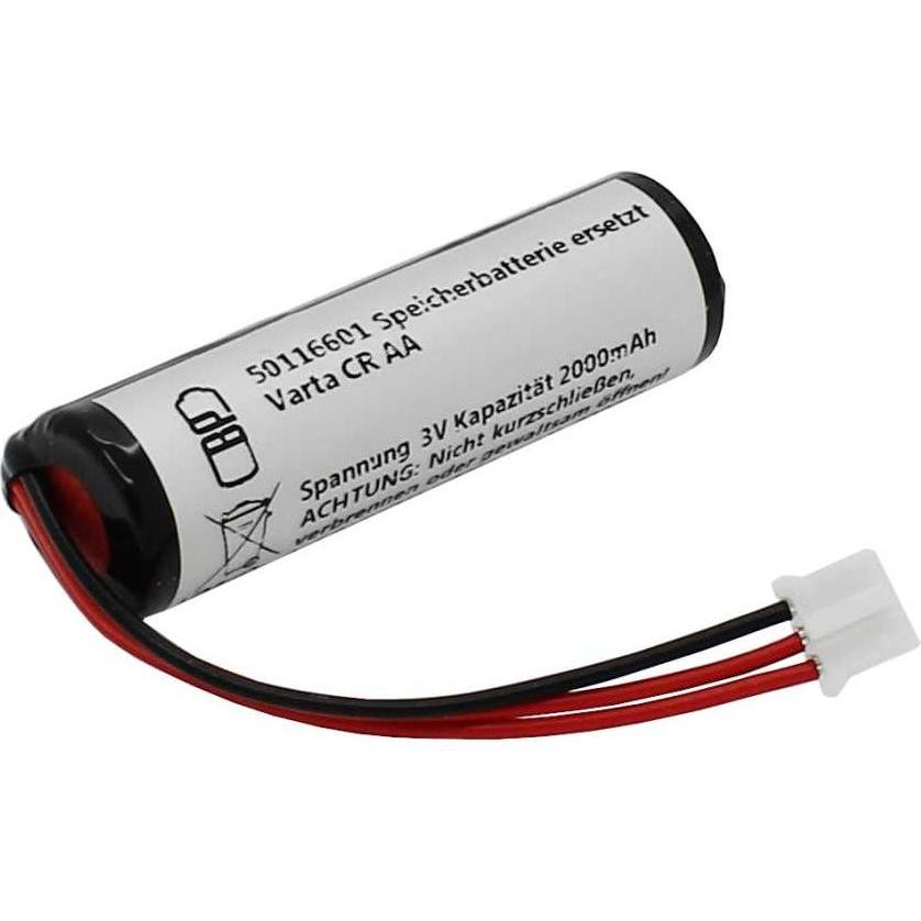 AccuCell Speicherbatterie 3V ersetzt Varta CR AA - 2000 mAh (2000 mAh), Batterien + Akkus
