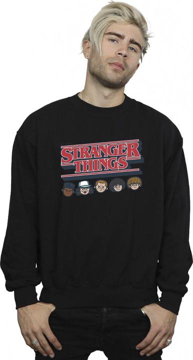 Produktbild Netflix Stranger Things Caricature Logo Sweatshirt (XXL)