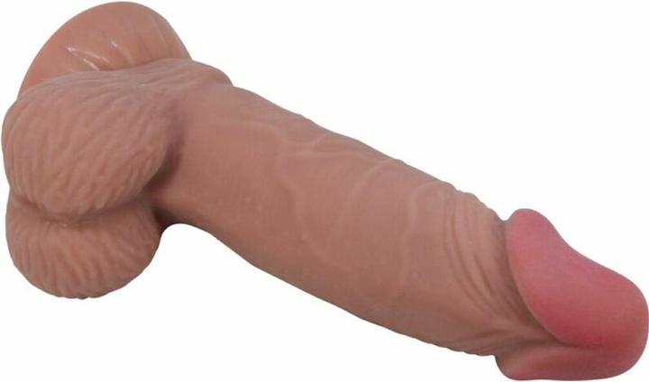 Produktbild Pretty Love Sliding Skin Series Realistischer Dildo Mit Schiebendem Braunen Hautsaugnapf 19,4 cm