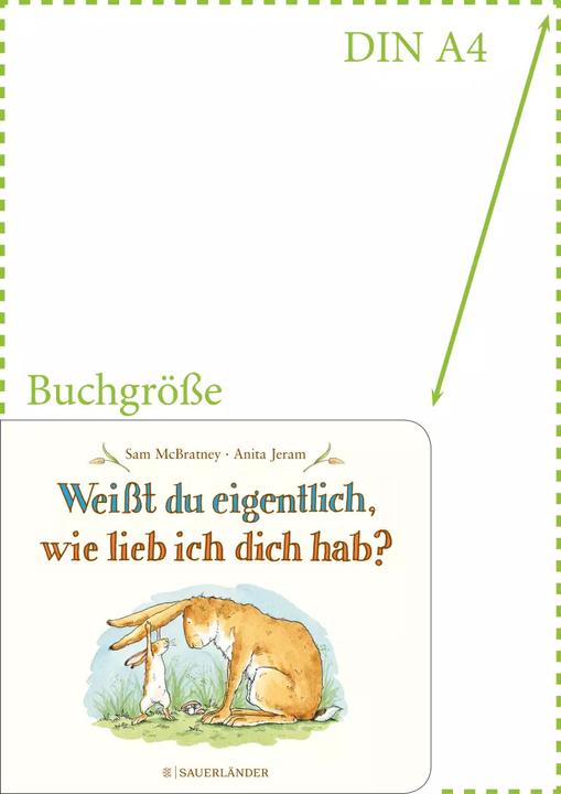 Produktbild Weisst du eigentlich, wie lieb ich dich hab? (Deutsch, Sam McBratney, 1990)
