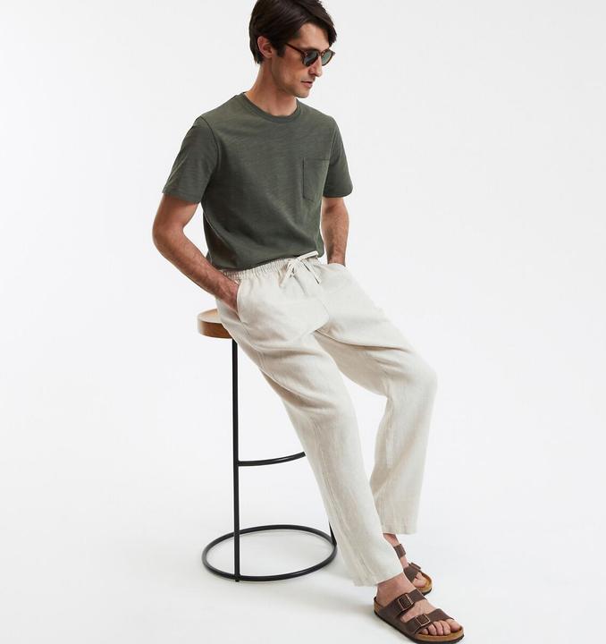 Produktbild La Redoute Collections T-Shirt mit Rundhalsausschnitt (L)