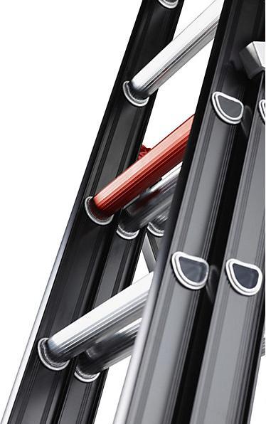 Produktbild kaiserkraft Mehrzweckleiter, Alu beschichtet (Mehrzweckleiter, 530 cm)