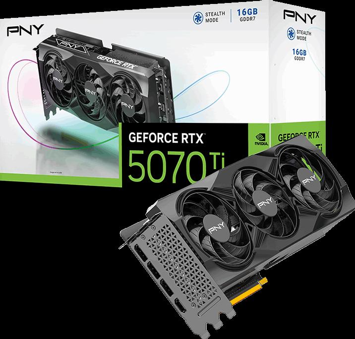 Actual product image PNY GEFORCE RTX 5070 Ti 16GB Triple Fan (16 GB)