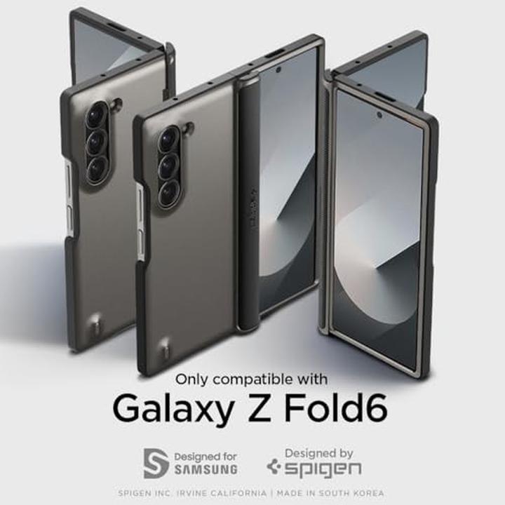 Actual product image Spigen Slim Armor Pro Galaxy Z Fold 6 Case Gunmetal (Samsung Galaxy Z Fold6)