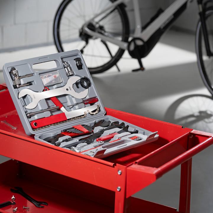 Actual product image tectake bike tool kit tool set bike tools bicycle tool kit cycle tool kit (1 Piece)