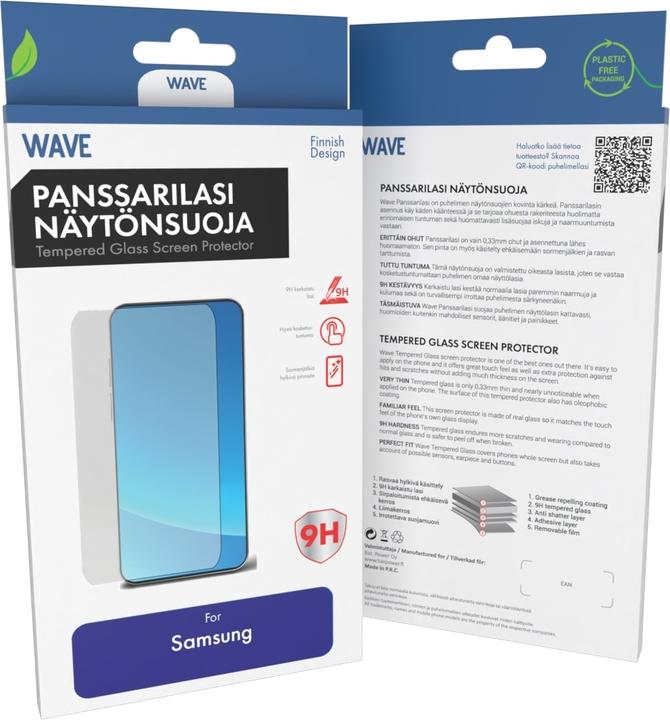 Actual product image Wave Tempered Glass Screen Protector, Samsung Galaxy Xcover7 Pro / Xcover6 Pro (Samsung Galaxy XCover7 Pro)