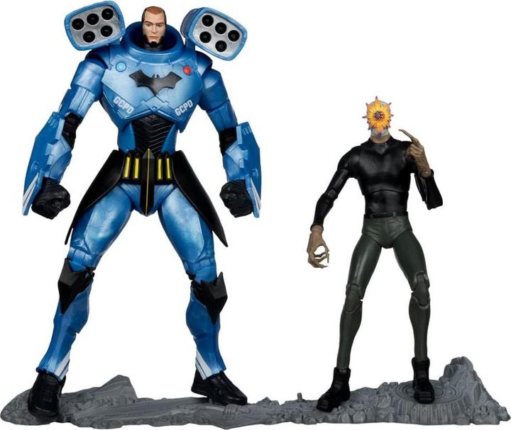 Actual product image McFarlane DC Multiverse action figures 2-pack Rookie & Mr Bloom (Batman: Endgame) (Gold Label) (SDCC) 18 cm