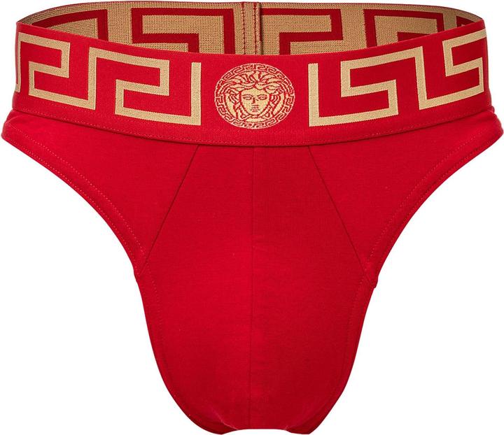 Produktbild Versace Underpants Thong Jersey Topeka Bi-Stretch Cotton Organic New Logo (L, Einzelpack)