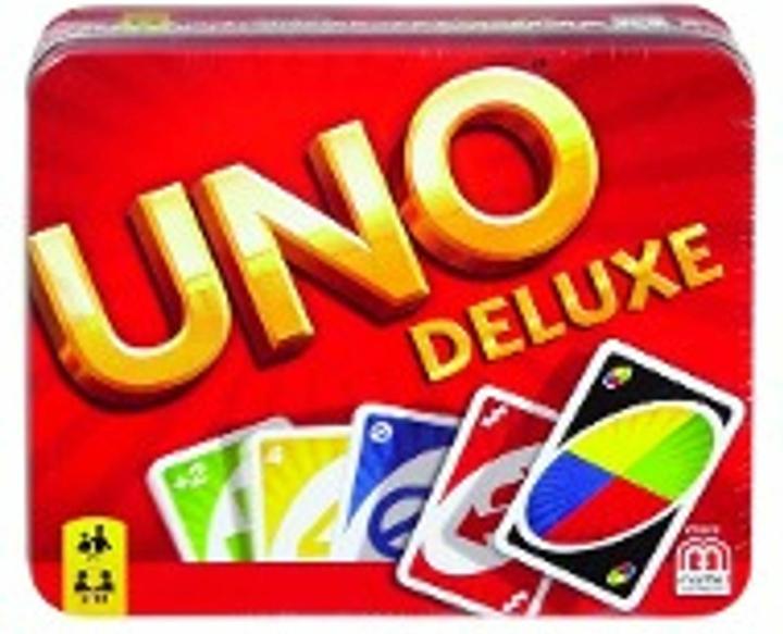 Image du produit Mattel Games Uno Deluxe - Jeu de Cartes Famille - 7 ans et + (Allemand, Français, Italien)
