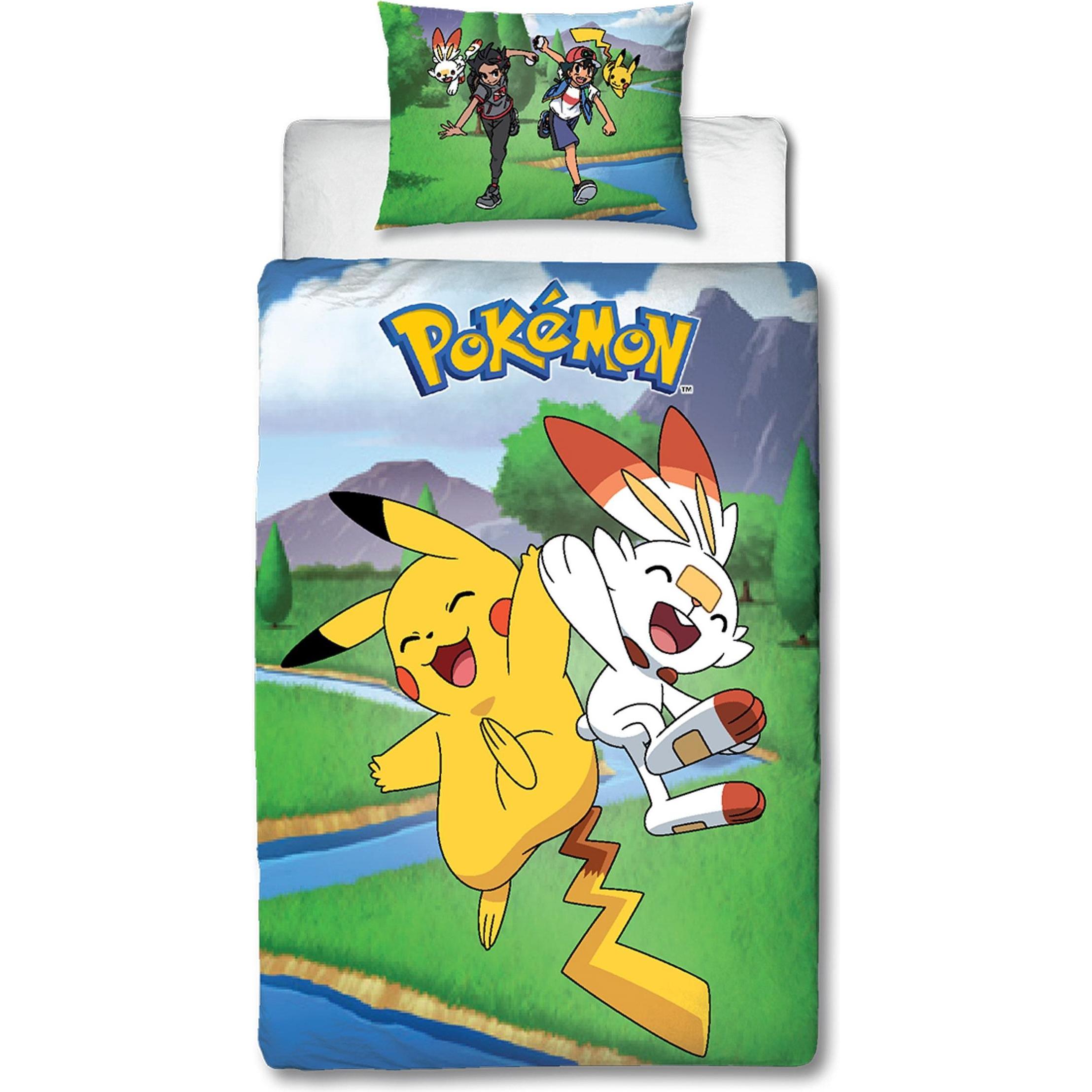 Björna, Kinderbettwäsche, Bed Linen - Adult Size 140 x 200 cm - Pokemon (POK418)