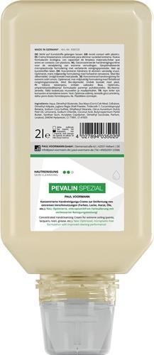 Produktbild Paul Voorman Handreinigungscreme Pevalin Spezial 2 l rückfettend Softflasche PAUL VOORMANN (2000 ml)