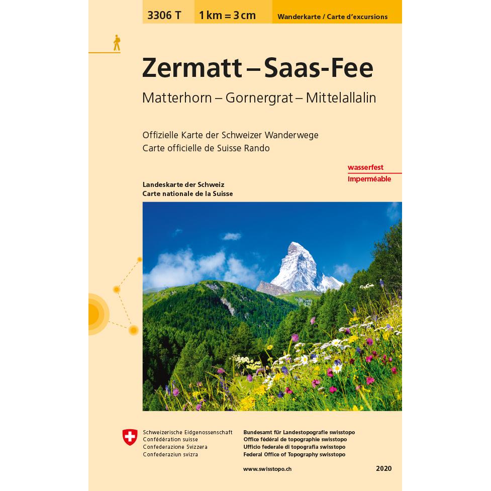 Zermatt - Saas-Fee 33333, Landkarte