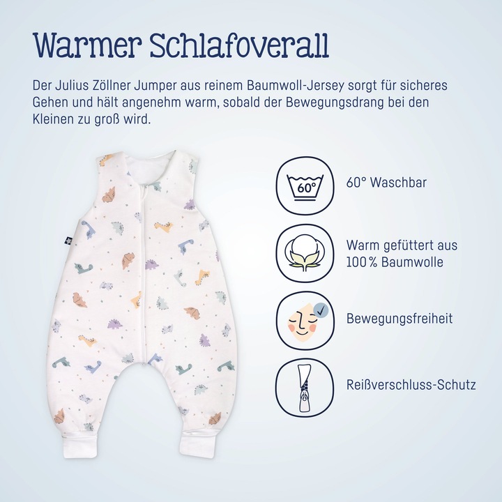 Produktbild Julius Zöllner Jersey Jumper, Little Dinos (70 cm)