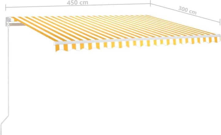 Actual product image vidaXL Markise (4.50 m)