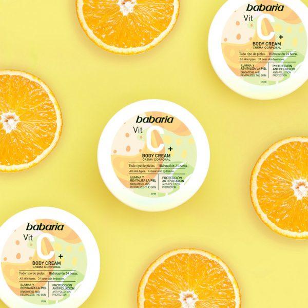 Thumbnail - Babaria, Bodylotion, VITAMIN C+ body cream 100% vegan 400 ml (Körpercreme, 400 ml)