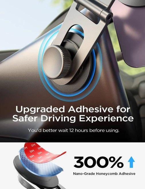 Actual product image Lisen MagSafe car mount Tesla version