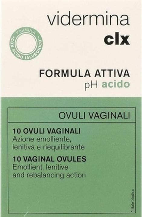 Vidermina Clx Vaginalzäpfchen 10 Stück (Intimwaschlotion)