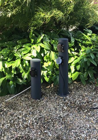 Produktbild Heitronic 501212 Steckdosen-Verteiler 4fach Anthrazit