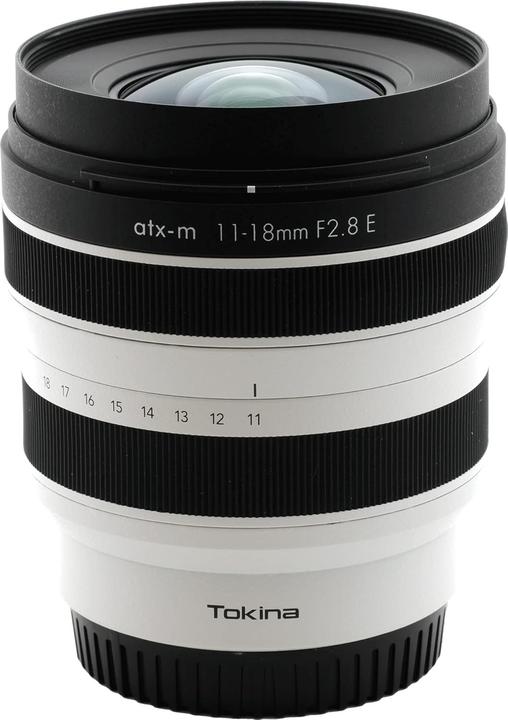 Tokina 11-18mm 1:2.8 ATX-M Sony E-Mount f. APS-C édition limitée blanc (Nouveauté) (Sony E, APS-C / DX)