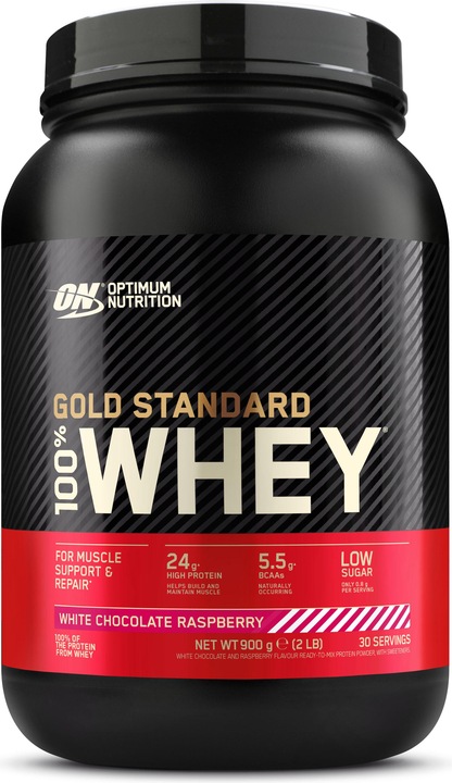 Actual product image Optimum Nutrition Gold Standard 100% Whey (White Chocolate Raspberry, 1 pcs., 896 g)