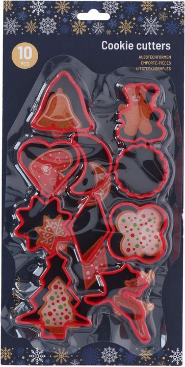 Cookie Cutters 10pc 2ass