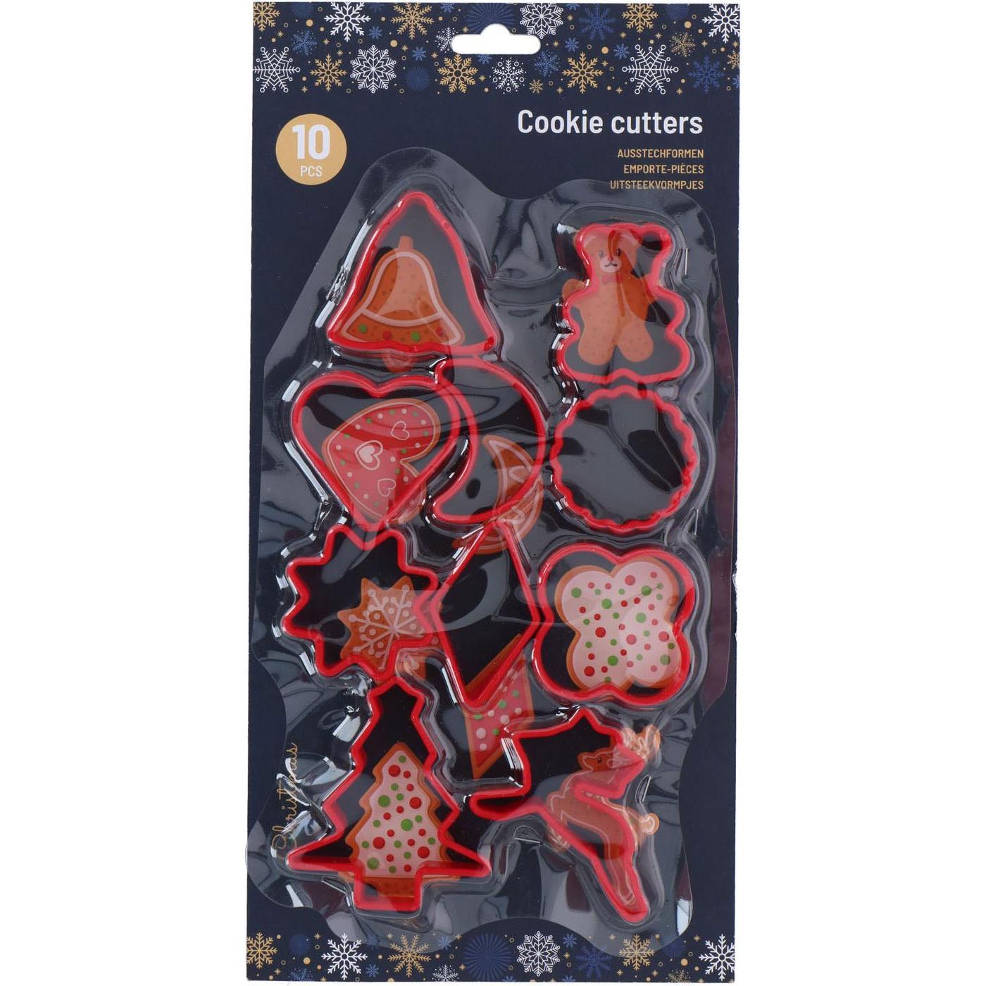 Cookie Cutters 10pc 2ass, Ausstechformen