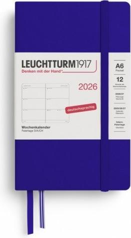 Produktbild Leuchtturm1917 Leuchtturm 1w/2s.Pocket Hc Ink (A6, 1 Woche / 1 Seite)