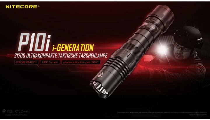 Actual product image Nitecore P10i (14.70 cm, 1800 lm)