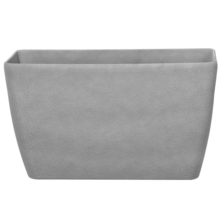 Produktbild Beliani Blumenkübel 2er Set grau rechteckig 74 x 32 x 45 cm BARIS (74 cm)