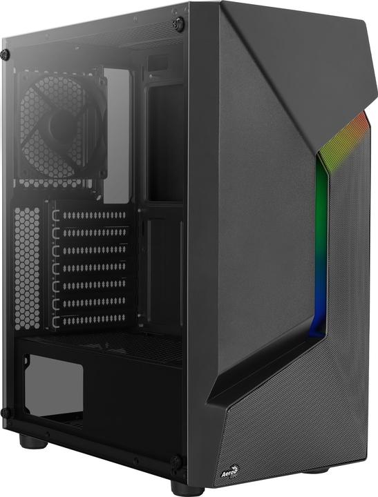 Immagine prodotto AeroCool Scape-G-BK-v1 Torre Midi, vetro temperato (ATX, mATX, Mini-ITX)