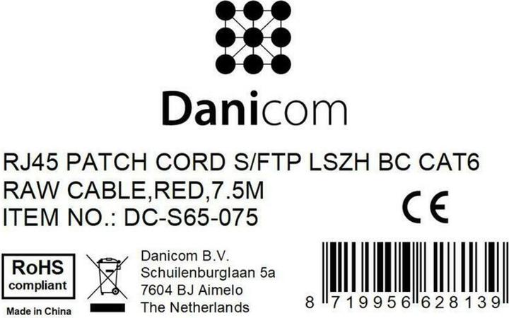 Produktbild Dsit CAT 6 Netzwerkkabel LSOH (CAT6, 7.50 m)