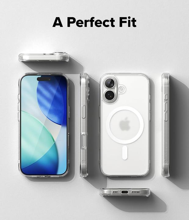 Produktbild Ringke Fusion Magnetisches Magsafe Iphone 17 Matte Klar (Apple iPhone 17)
