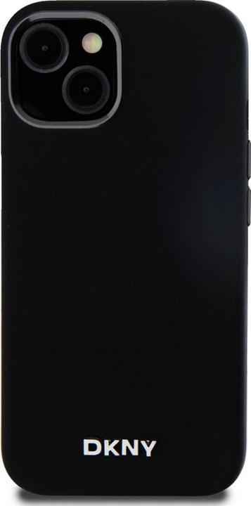 Produktbild DKNY DKHMP14SSMCHLK iPhone 14 / 15 / 13 6.1" czarny/black hardcase Liquid Silicone Small Metal Logo (Apple iPhone 14)
