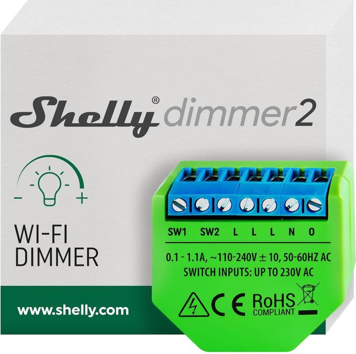 Produktbild Shelly Dimmer 2 (Dimmaktor)