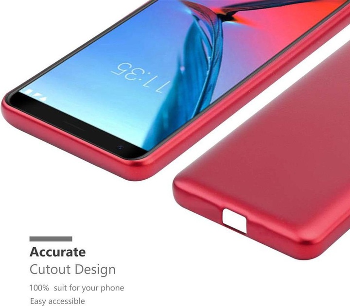 Produktbild Cadorabo TPU Matt Metallic Cover (ZTE Blade V9)