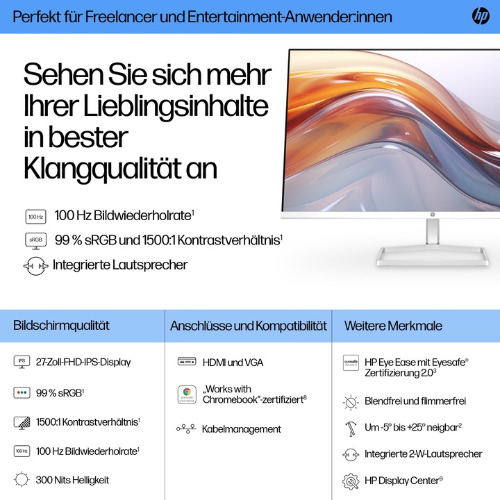 Produktbild HP Series 5 527 (1920 x 1080 Pixel, 27")