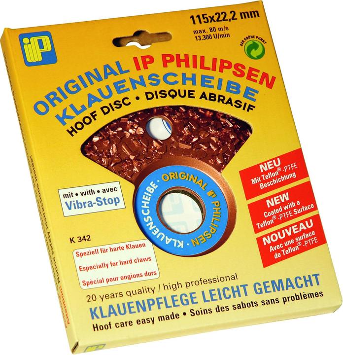 Image du produit Kerbl Disque à poncer pour couper les sabots 115 mm (30)