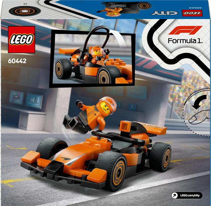Actual product image LEGO F1 Rennfahrer mit McLaren Rennauto (60442, LEGO City)