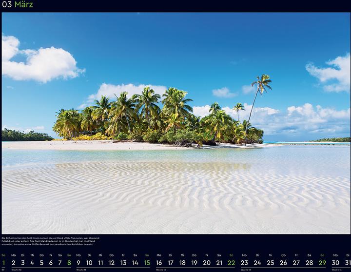 Productafbeelding Trauminseln - Wandkalender 2026 (60 x 45 cm)