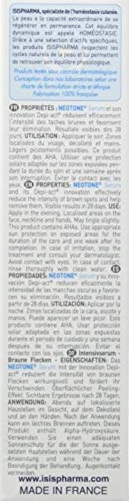 Actual product image Isispharma neoTONE sérum intensif (30 ml)