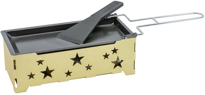 Produktbild Kadastar Teelicht-Raclette 2go Golden Star Gold/Schwarz