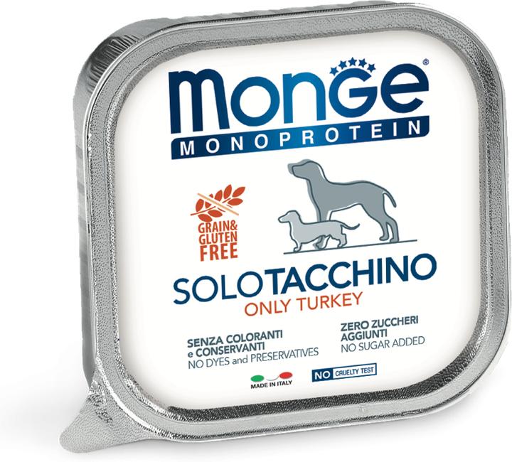 Actual product image Monge Monoprotein SOLO Dog, Truthahn (Adult, 1 pcs., 150 g)