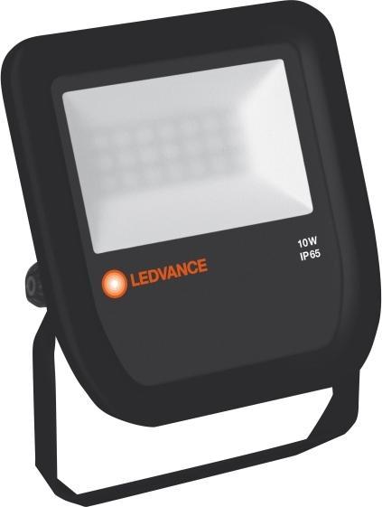 Produktbild Ledvance LED Flutlichtstrahler FL PFM 10 W 4000 K SYM 100 BK Neutralweiss (1200 lm, IP65)