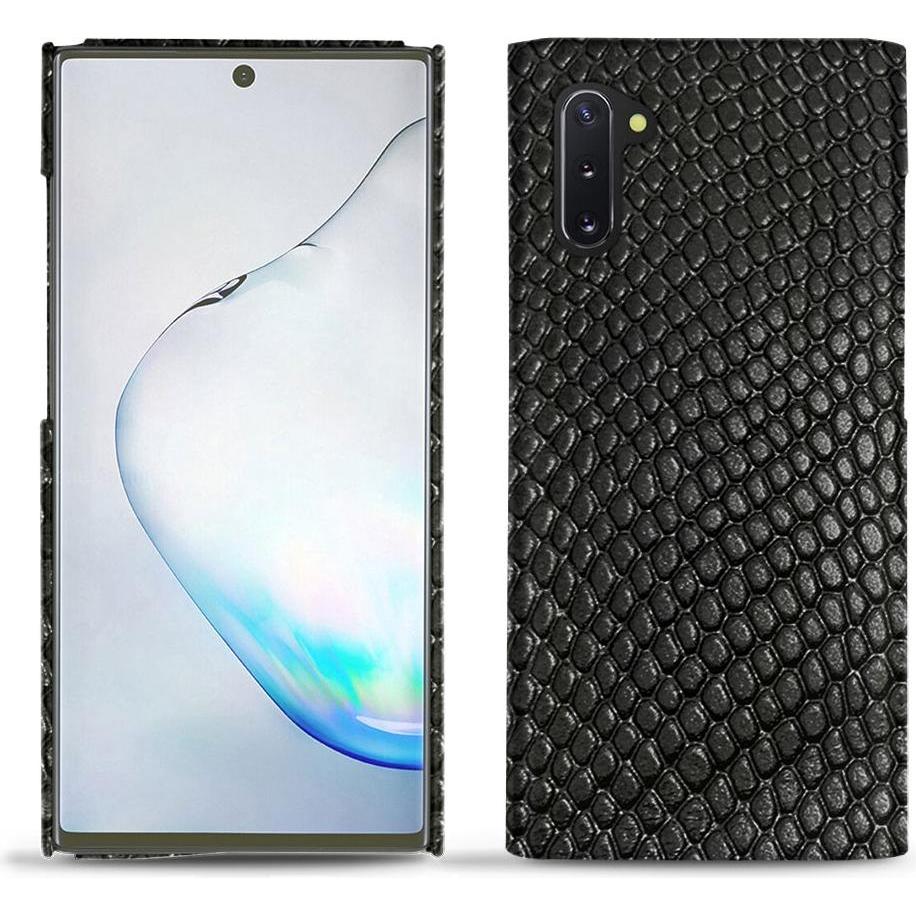 Noreve Lederschutzhülle (Samsung Galaxy Note 10), Smartphone Hülle, Schwarz